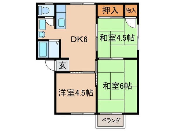 ロヂマンTONE　Ａの物件間取画像